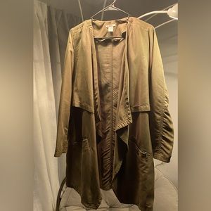 Bar III Drape Front Jacket